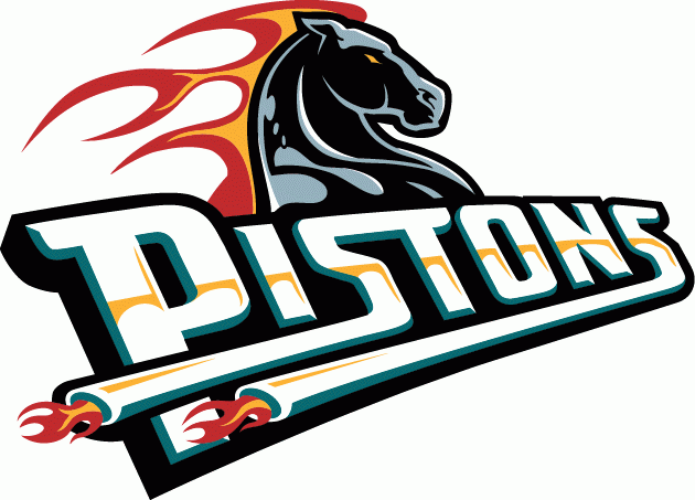 Detroit Pistons 1996-2001 Wordmark Logo iron on transfers for fabric version 2